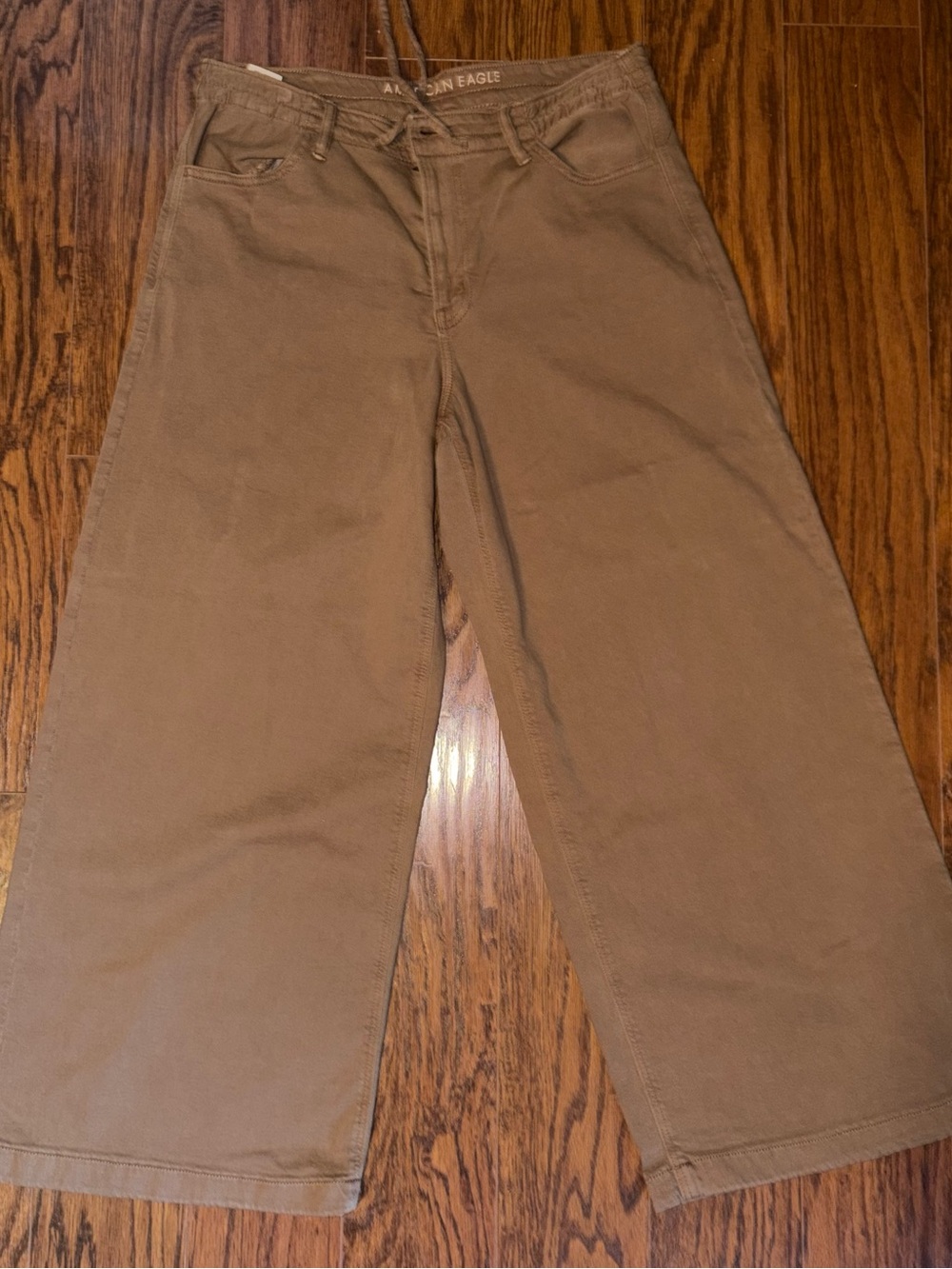 American Eagle Outfitters Stretch wide-leg pants